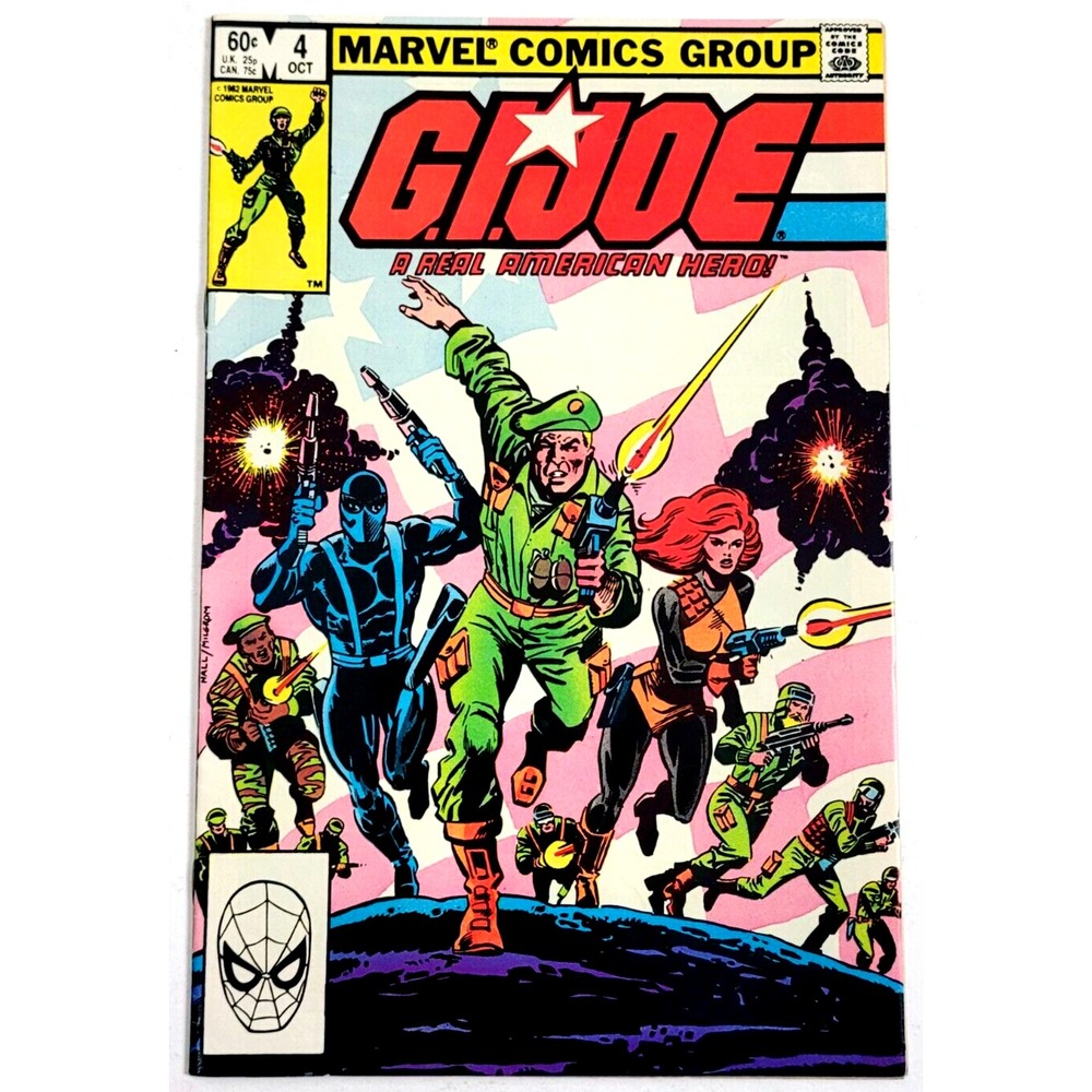 G.I. JOE #4  (1982) / VF- / MARVEL / SNAKE EYES